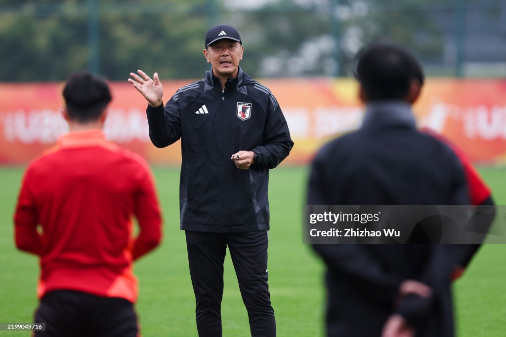 Japan Training Session - AFC U20 Asian Cup China 2025 Group D