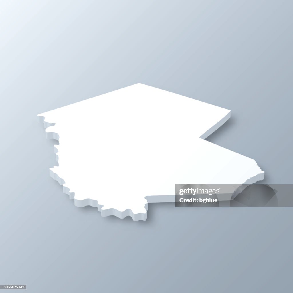 Sullivan County, New York. 3D Map on gray background