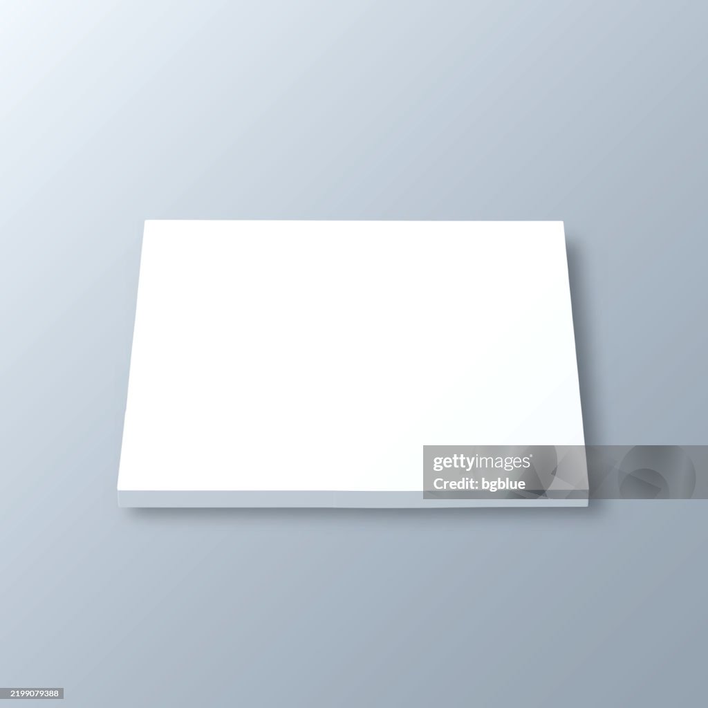 Elkhart County, Indiana. 3D Map on gray background