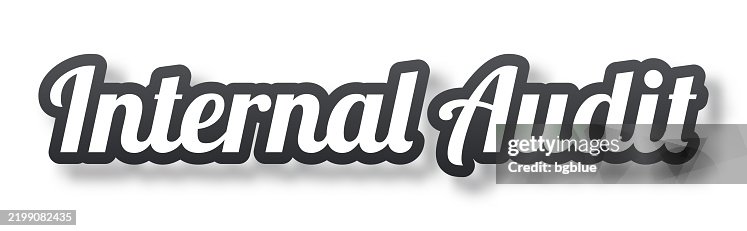 Internal Audit - 3D Text with shadow on white background Internal Audit - 3D Text with shadow on white background