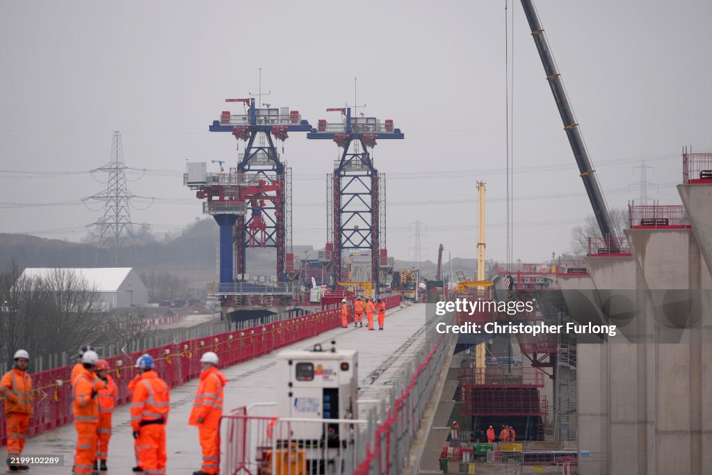 HS2 Rail Project Marks Milestone With Completion Of First Viaduct At Delta Junction