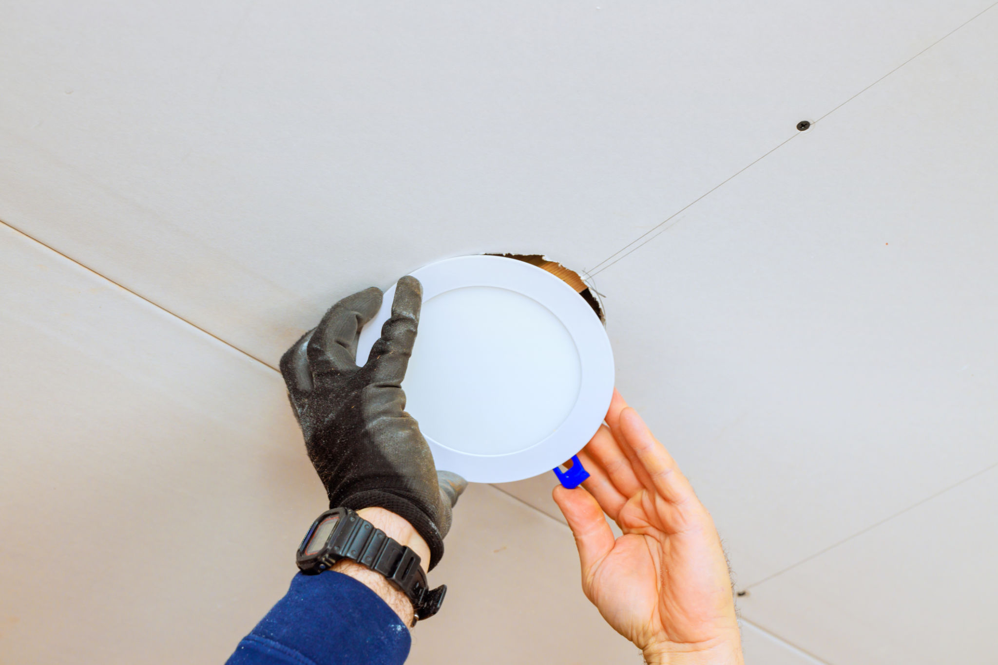 installing lights
