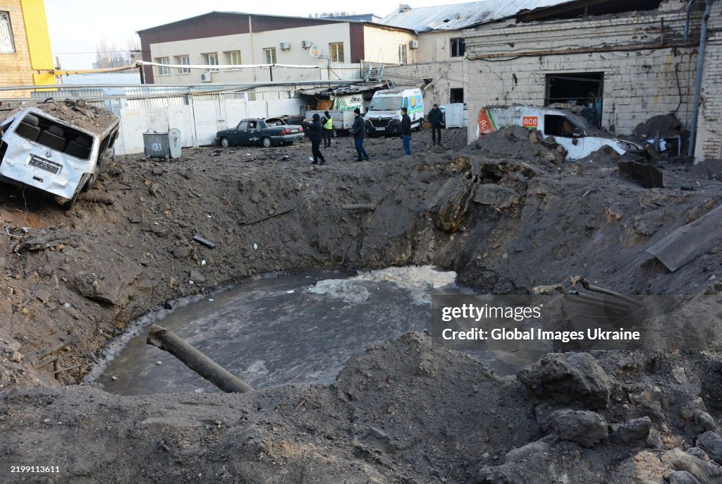 The Aftermath Of The Russian Missile Attack On Kyiv