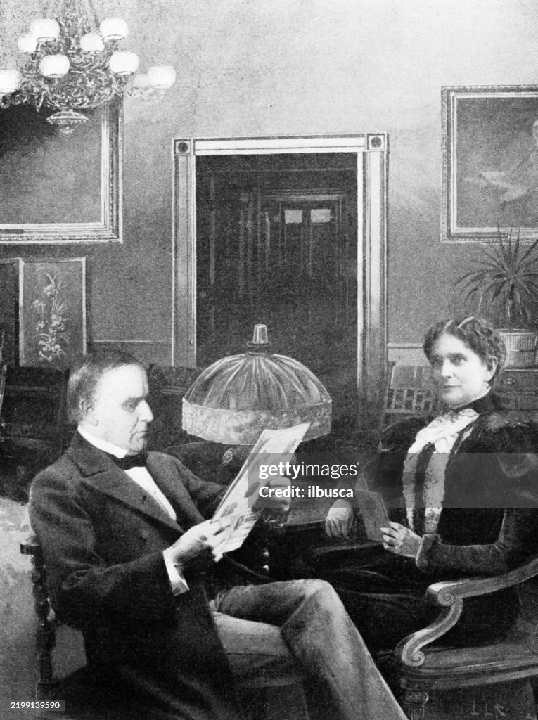 William McKinley and wife