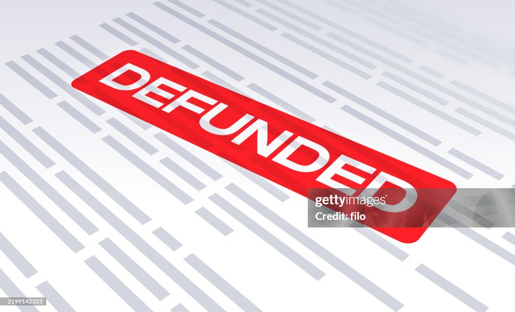 Defunded Document Form Stamp