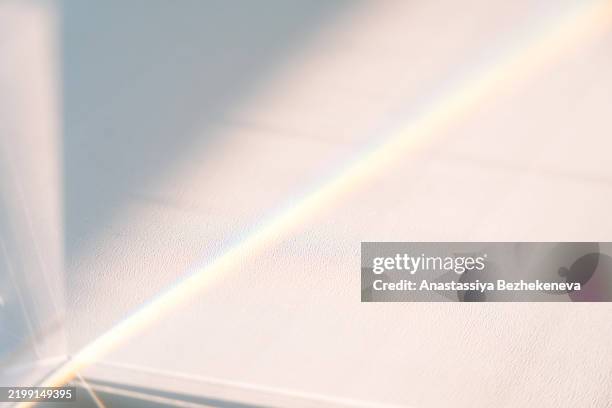 triangular glass prism for refraction of light - diamond refraction stock pictures, royalty-free photos & images