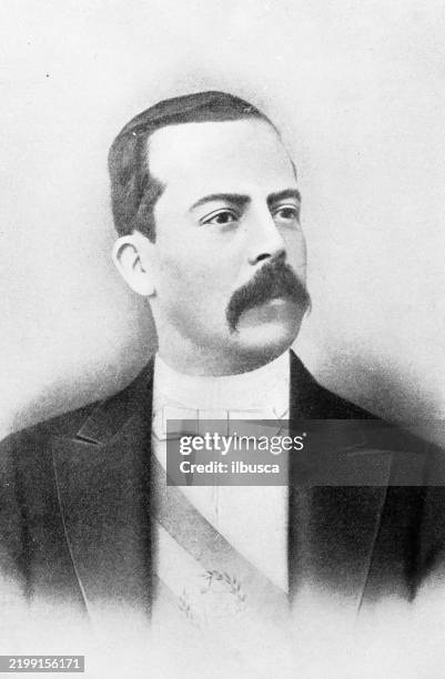 ilustrações de stock, clip art, desenhos animados e ícones de manuel estrada cabrera, president of guatemala - cultura guatemalteca