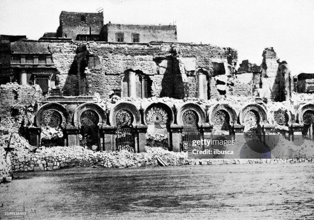Ruins of Count Zizinia's Palace, Alexandria, Egypt