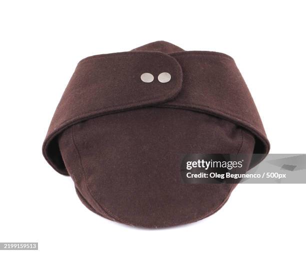 close-up of button against white background - cloth nappy stock pictures, royalty-free photos & images