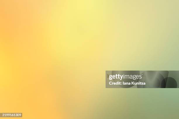 abstract smooth gradient yellow and green texture background. beauty light pattern, illustration. design element. copy space, place for text. empty, blank springtime, summer banner. - pastel intensidad del color fotografías e imágenes de stock