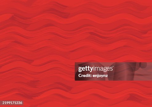 Seamless red wavy paint lines pattern Seamless red wavy paint lines pattern