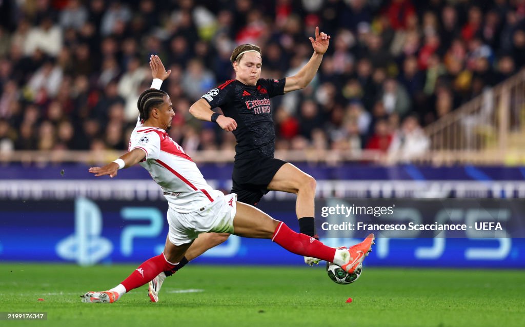 AS Monaco v SL Benfica - UEFA Champions League 2024/25 League Knockout Play-off First Leg