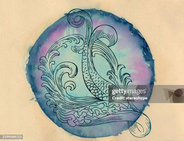 lunar fish - boating safety stock illustrations