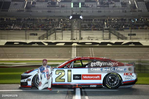 Josh Ryg Josh Berry, driver of the Motorcraft/Quick Lane Ford, poses for a ...