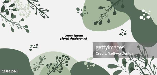 organic shapes abstract background design. aesthetic colored pastel flowers. - peach colour stock illustrations