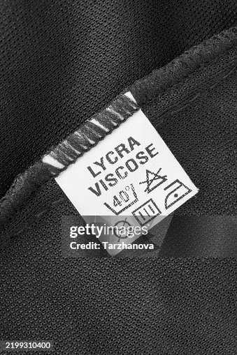Care And Composition Label ストックフォト - Getty Images