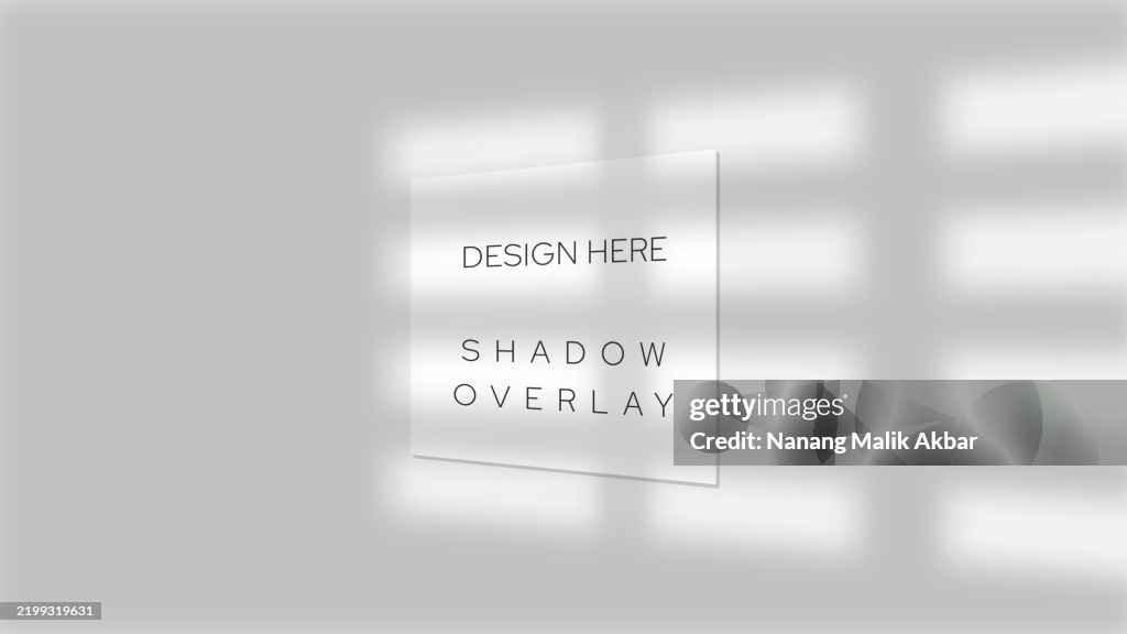 Layout Shadow Shadow Window On The Wall Shadow Overlay Effect Mockup Shadow Overlay ...