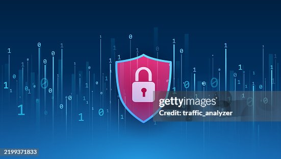 Abstract technical security background Abstract technical security background