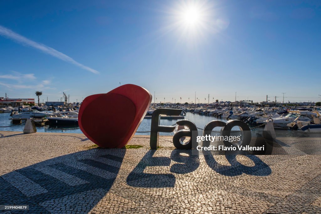 Faro Marina, a coastal city in the Algarve region (Portugal)