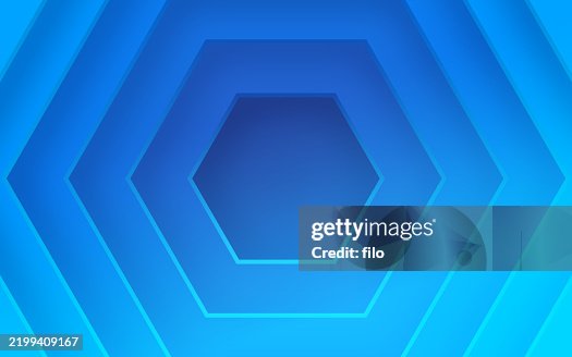 Blue Hexagon Abstract Background Pattern Blue Hexagon Abstract Background Pattern