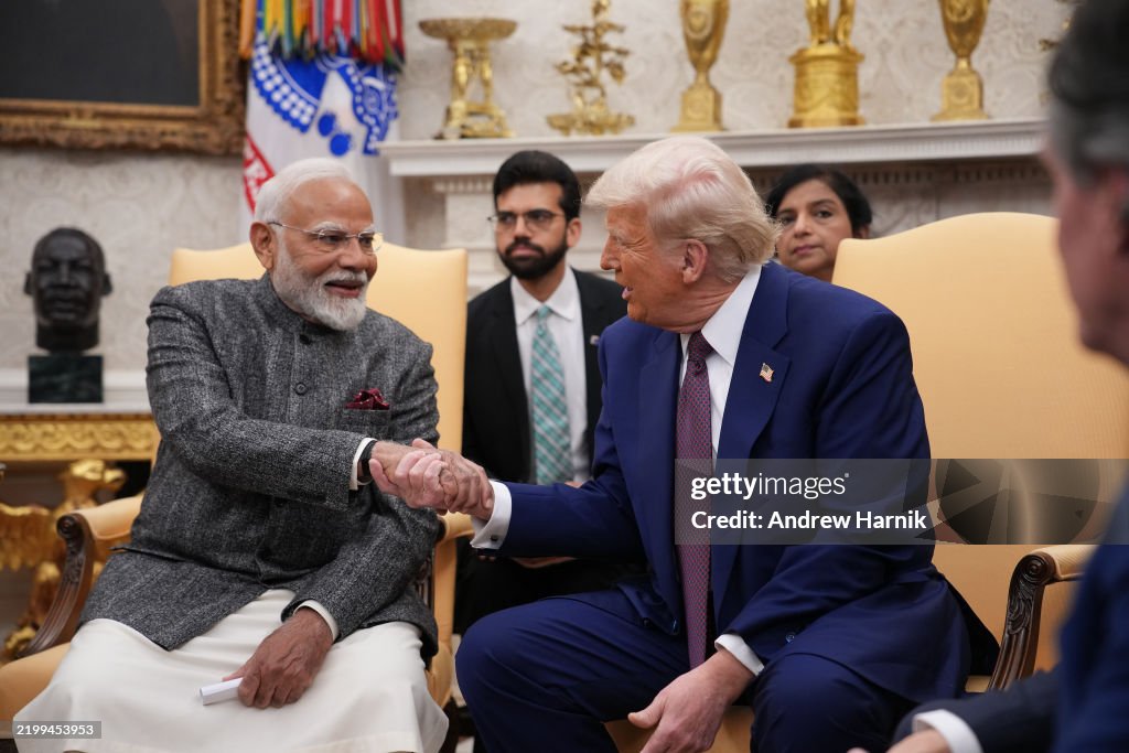 President Trump Welcomes Indian Prime Minister Modi To The White House