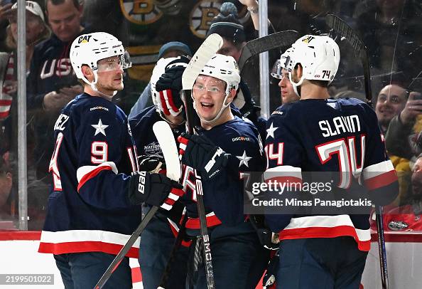 NHL 4 Nations Face-Off - United States v Finland NHL 4 Nations Face-Off - United States v Finland