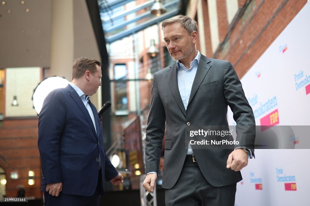 FDP Weekly Press Conference In Berlin