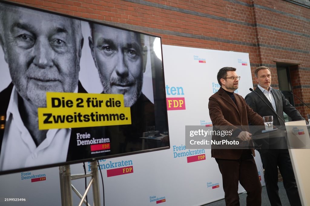FDP Weekly Press Conference In Berlin