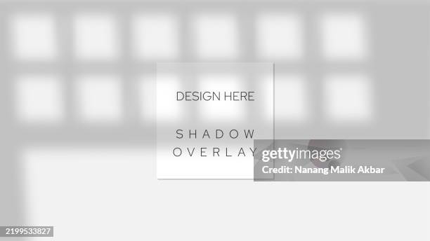 Layout Shadow Shadow Window On The Wall Shadow Overlay Effect Mockup Shadow Overlay ...