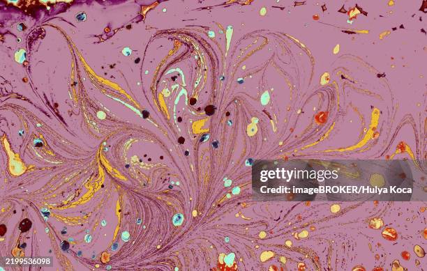 abstract colored background. marbling of aqueous surface design - marble surface stock illustrations