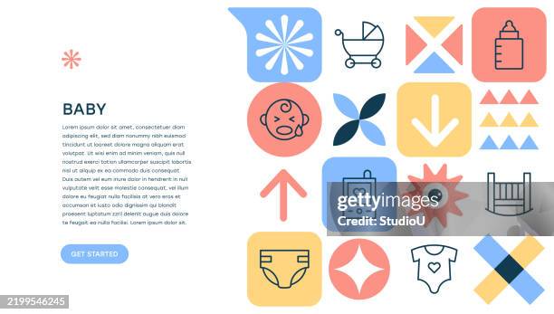 baby - changing nappy stock illustrations