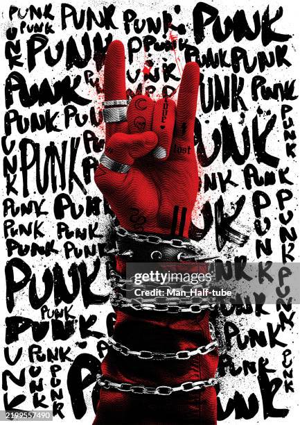 illustrations, cliparts, dessins animés et icônes de affiche punk rock - punk rock