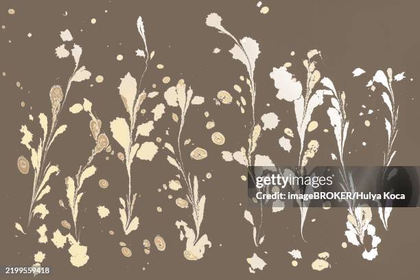 ebru marble conch effect surface pattern design for print - conch stock illustrations