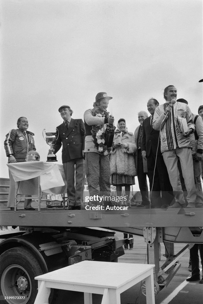 1975 International Trophy, Niki Lauda Celebrates