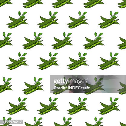 Greenpeas seamless pattern Greenpeas seamless pattern