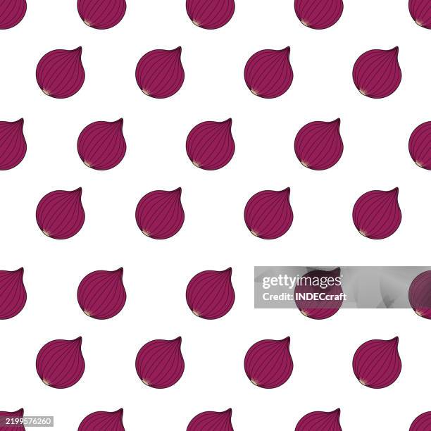 onion seamless pattern - french onion soup stock illustrations