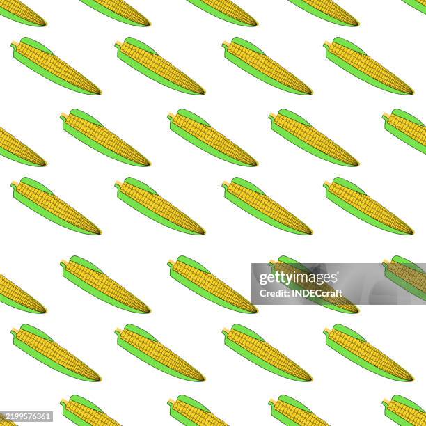 Sweetcorn Pattern 115 Seamless Popcorn Pattern Stock Photos, High-Res Pictures, and ...