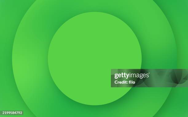 modern gradient abstract green circle layered background - green gradient circle stock illustrations