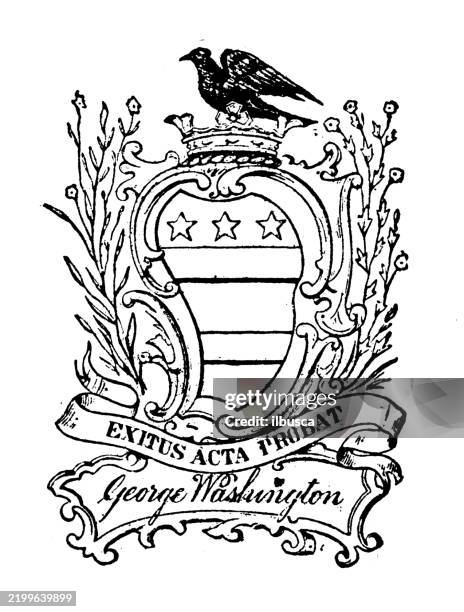 mullets, bookplate - bookplate stock illustrations