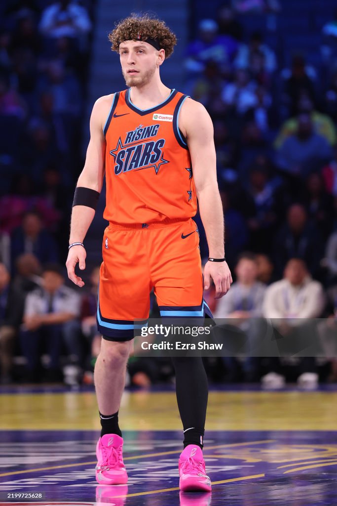 Spring Stars Game Brandin Podziemski of the Golden State Warriors and Team T looks on ...