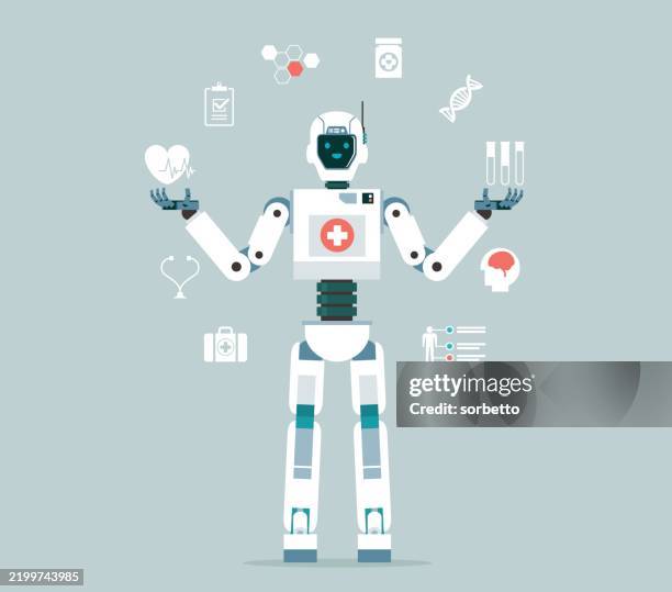 Robot Doctor Vector Doctor Robot High-Res Vector Graphic - Getty Images