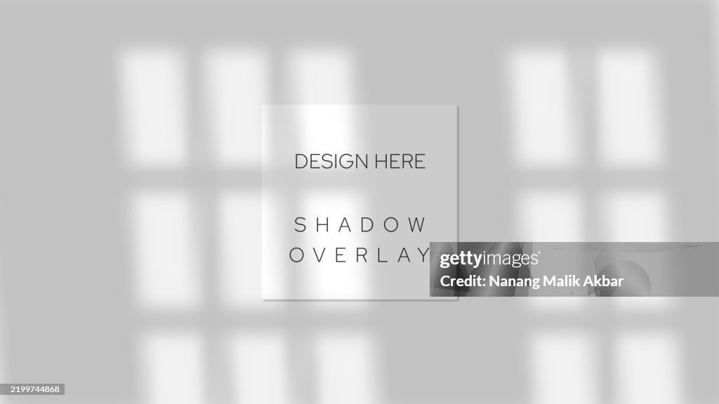 Layout Shadow Shadow Window On The Wall Shadow Overlay Effect Mockup Shadow Overlay ...