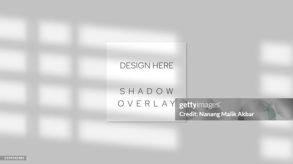Layout Shadow Shadow Window On The Wall Shadow Overlay Effect Mockup Shadow Overlay ...