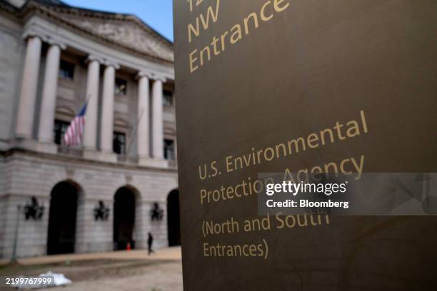 The Environmental Protection Agency headquarters in Washington, DC, US, on Tuesday, Feb. 18, 2025. The Environmental Protection Agency said Friday it...