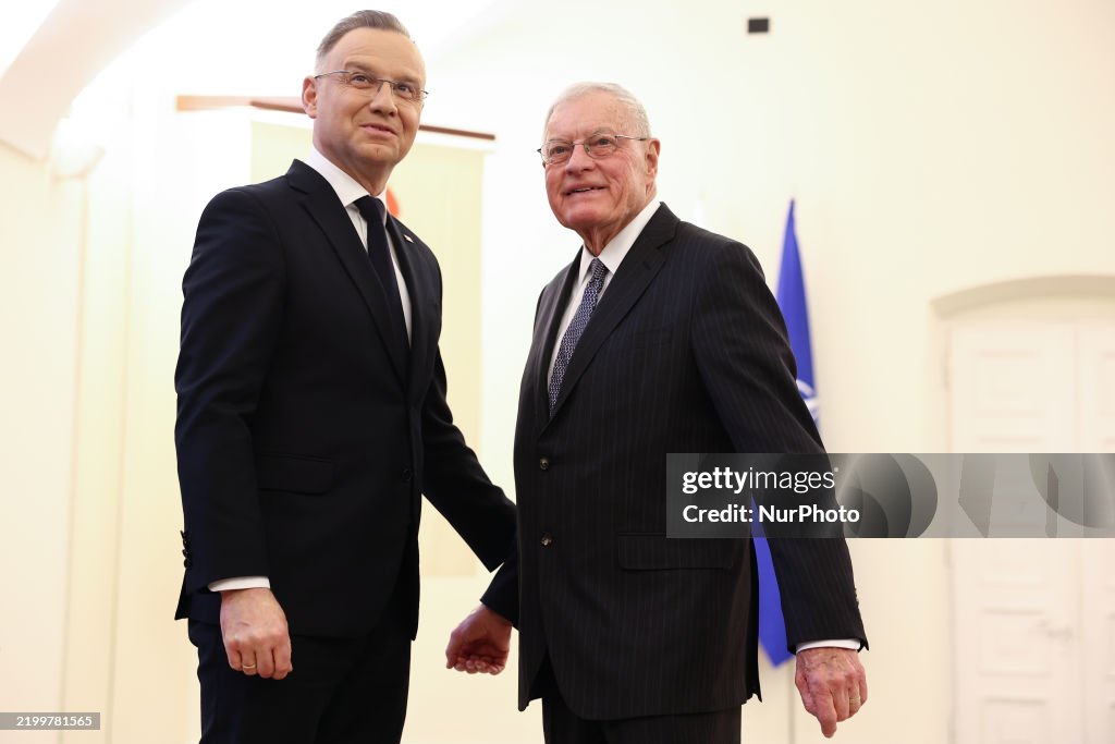 Keith Kellogg Meeting With Polish President Andrzej Duda