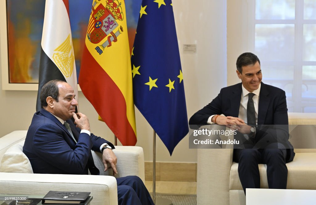 Egyptian President Abdel Fattah el-Sisi in Spain