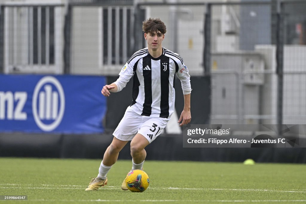 Niccolo Rizzo of Juventus during the Primavera 1 match between... News ...