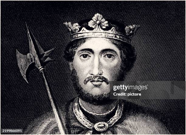 richard i of england : richard coeur de lion 1157-1199 xxxl - circa 12th century stock illustrations