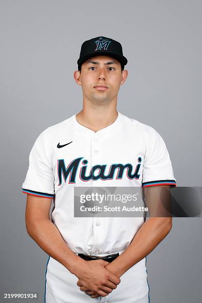 Christian Roa of the Miami Marlins poses for a photo during the Miami ...