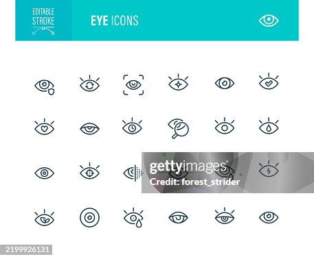 Eye Icons Editable Stroke Eye Icons Editable Stroke